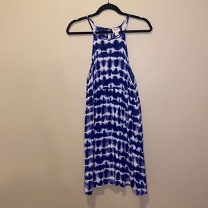 Mossimo Blue & White Dress